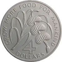 4 Dollars - Elizabeth II FAO
