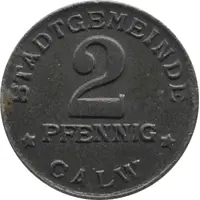 2 Pfennig - Calw