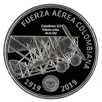10 000 Pesos 100th Anniversary of Colombian Air Force