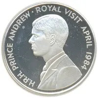 50 Pence - Elizabeth II Royal Visit, Silver Proof Issue