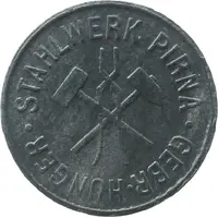 10 Pfennigs - Pirna Stahlwerk Gebr. Hunger