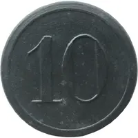 10 Pfennigs - Pirna Stahlwerk Gebr. Hunger