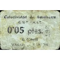 0.05 Pesetas Benabarre