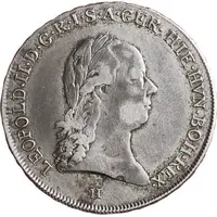 1/2 Couronne / Kronenthaler - Leopold II