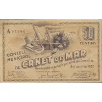 50 Céntimos Canet de Mar