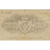 50 Céntimos Canet de Mar
