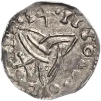 1 Penning - Harald Hardråde Without inner rings on both sides