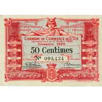 50 Centimes - Chambre de Commerce de St-Dié 88