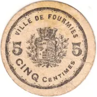 5 Centimes - Ville de Fourmies [59]