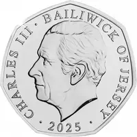 50 Pence - Charles III Battle of Britain (Fighters over London)