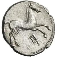 1/8 Shekel Punic occupation