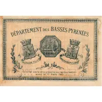 1 Franc - Chambre de Commerce de Bayonne 64