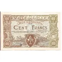 100 Francs - Ville de Lille / Town of Lille 59