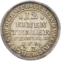 1⁄12 Thaler - Charles Louis and Henry Christian Frederick Ausbeute