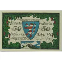 50 Pfennig Leuchtenburg - Issue 3F: Burg Ranis