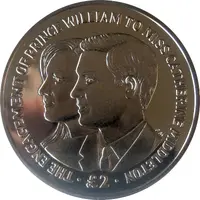 2 Pounds - Elizabeth II Royal Engagement