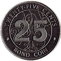 25 Cents Bond Coin
