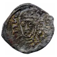 Denier - Benedict VI / Benedict VII and emperor Otto I / Otto II St. Peter bust