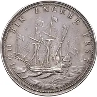 Medal - Jacob Kettler To the gained colony in The Gambia