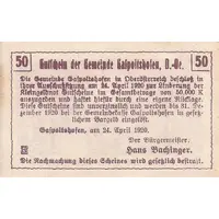 50 Heller Gaspoltshofen