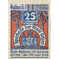 25 Pfennig Sparkasse