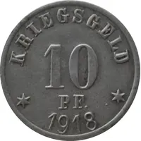 10 Pfennig - Grünberg