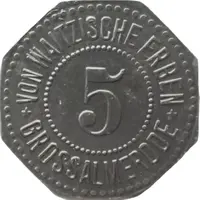 5 Pfennig - Grossalmerode von Waitzische Erben
