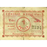 1 Peseta Monóvar