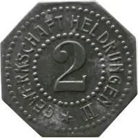 2 Pfennig - Heldrungen Gewerkschaft Heldrungen II