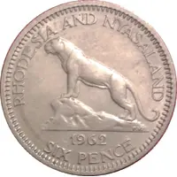 6 Pence - Elizabeth II 1st portrait