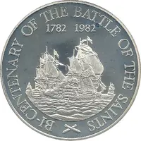 20 Dollars - Elizabeth II Battle of the Saints, Silver Proof Issue