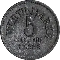 5 Pfennigs - Haspe Chem. Fabr.