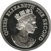 10 Dollars - Elizabeth II Royal Visit, silver proof issue