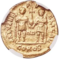 Solidus - Anthemius SALVS REI PVBLICAE, Mediolanum