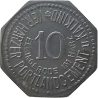 10 Pfennig - Elbingerode Ver. Harzer Portlandcement u. Kalkind.
