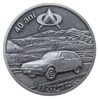 Medal - Oltcit 40 year anniversary Oltcit Fan Club