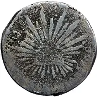 1 Peso Buelna / Carrasco - Countermarked