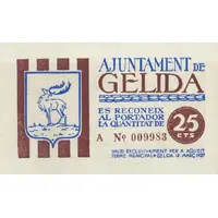 25 Céntimos Gelida