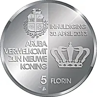 5 Florins - Willem-Alexander Investiture