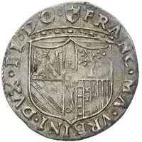 Grosso - Francis Maria I Pesaro, arms