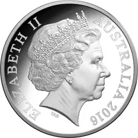 50 Cents - Elizabeth II 4th Portrait - 50th Anniversary of Decimal Currency