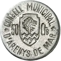 50 Centimos Arenys de Mar