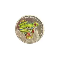 50 Colones Red-eyed tree frog, colourized