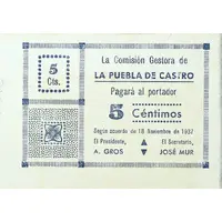 5 Céntimos La Puebla de Castro