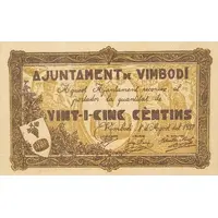 25 Céntimos Vimbodí