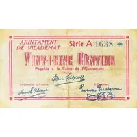 25 Céntimos Vilademat