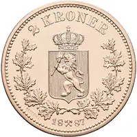 2 Kroner 1887 Replica