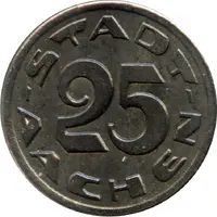 25 Pfennig - Aachen