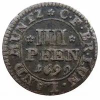 4 Pfennig - George Louis