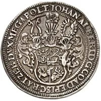 1 Thaler - John Albert II Death of Margaretha Elisabeth